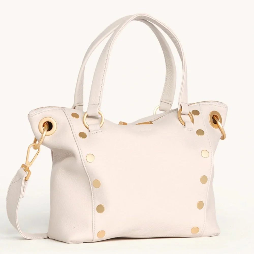Hammitt Daniel Medium Bag in Calla Lilly White w/Snake & Gold Details - Picture 1 of 7